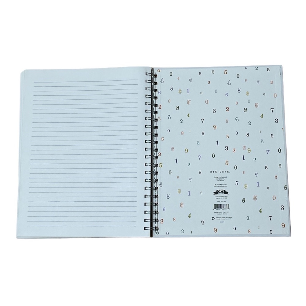 Rae Dunn Spiral Notebook (Journal Diary Office) - Picture 4 of 5